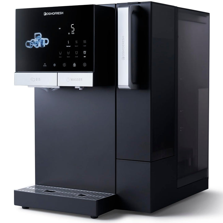 OsmoFresh Fusion Ice | Osmoseanlage mit Eiswürfelmaschine | gekühltes Wasser (bis 1°C) | kochend hei