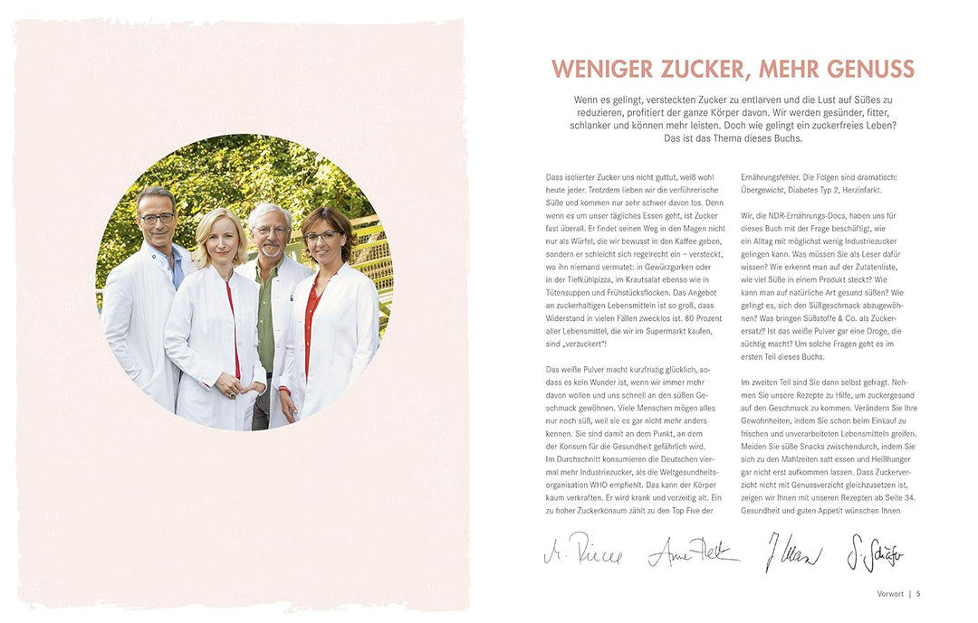 Die Ernährungs-Docs – Zuckerfrei gesünder leben, Gebundenes Buch