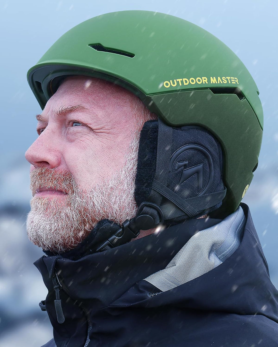OutdoorMaster ELK MIPS Skihelm - Schneesporthelm Snowboardhelm für Männer Frauen &amp; Jugend Waldgrün S
