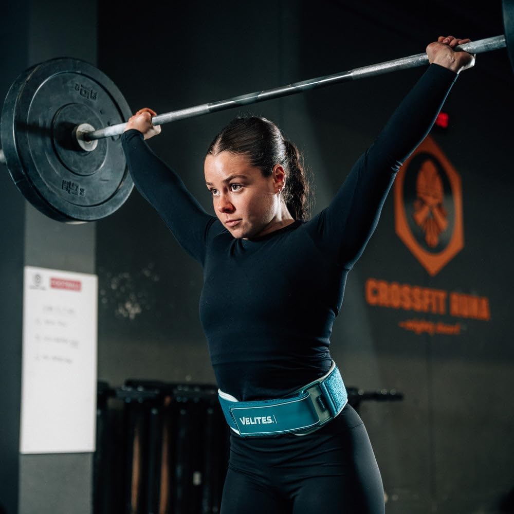 Velites Gewichthebergürtel I Gewichthebergürtel I Unterstützung und Komfort I Für Kreuzheben, Kniebe
