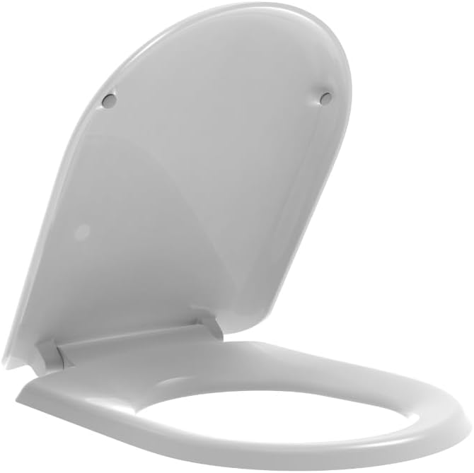 Grünblatt WC Sitz 515239 passend für Villeroy & Boch Toilette Magnum, Absenkautomatik und abnehmbar