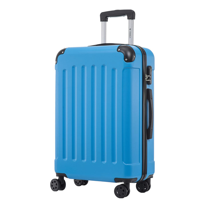 Trolley Koffer Suitcase, Reisekoffer, Rollkoffer Handgepäck, Hartschalenreisekoffer mit 4 Rollen 360
