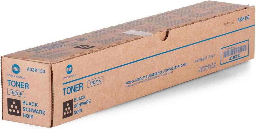Konica Minolta A33K150 Bizhub C364 Toner, 27000 Seiten, TN321K, schwarz