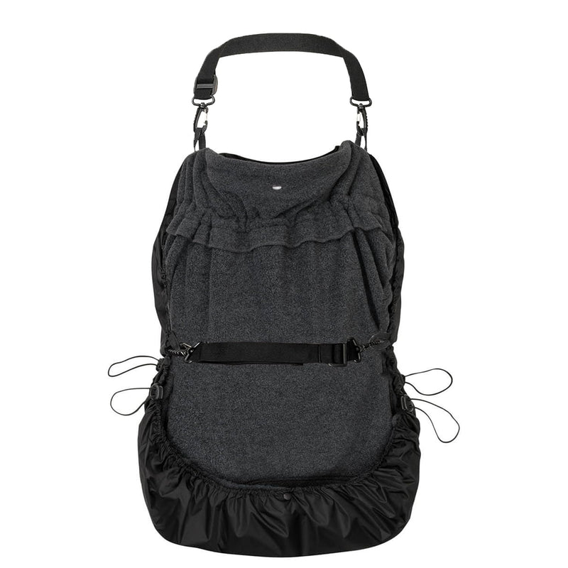 Hoppediz Fleece-Cover 3-in-1, wärmendes universal Tragecover für Babytrage und Tragetuch mit Regensc