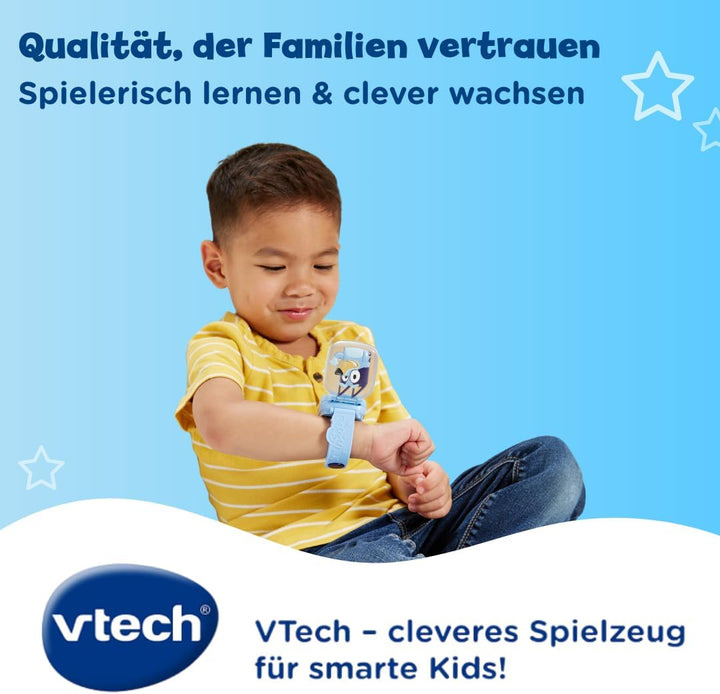 VTech 80-554504 Bluey-Lernuhr, Mehrfarbig