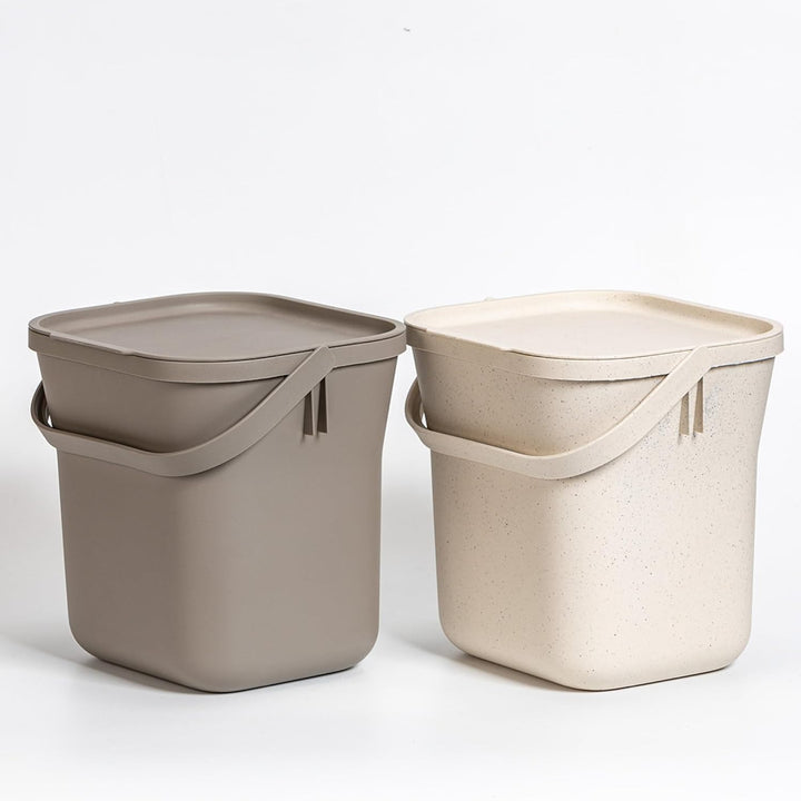 Urbalive Design Biomülleimer Küche 8L mit herausnehmbarem Sieb - Komposteimer Küche mit Deckel - Kle