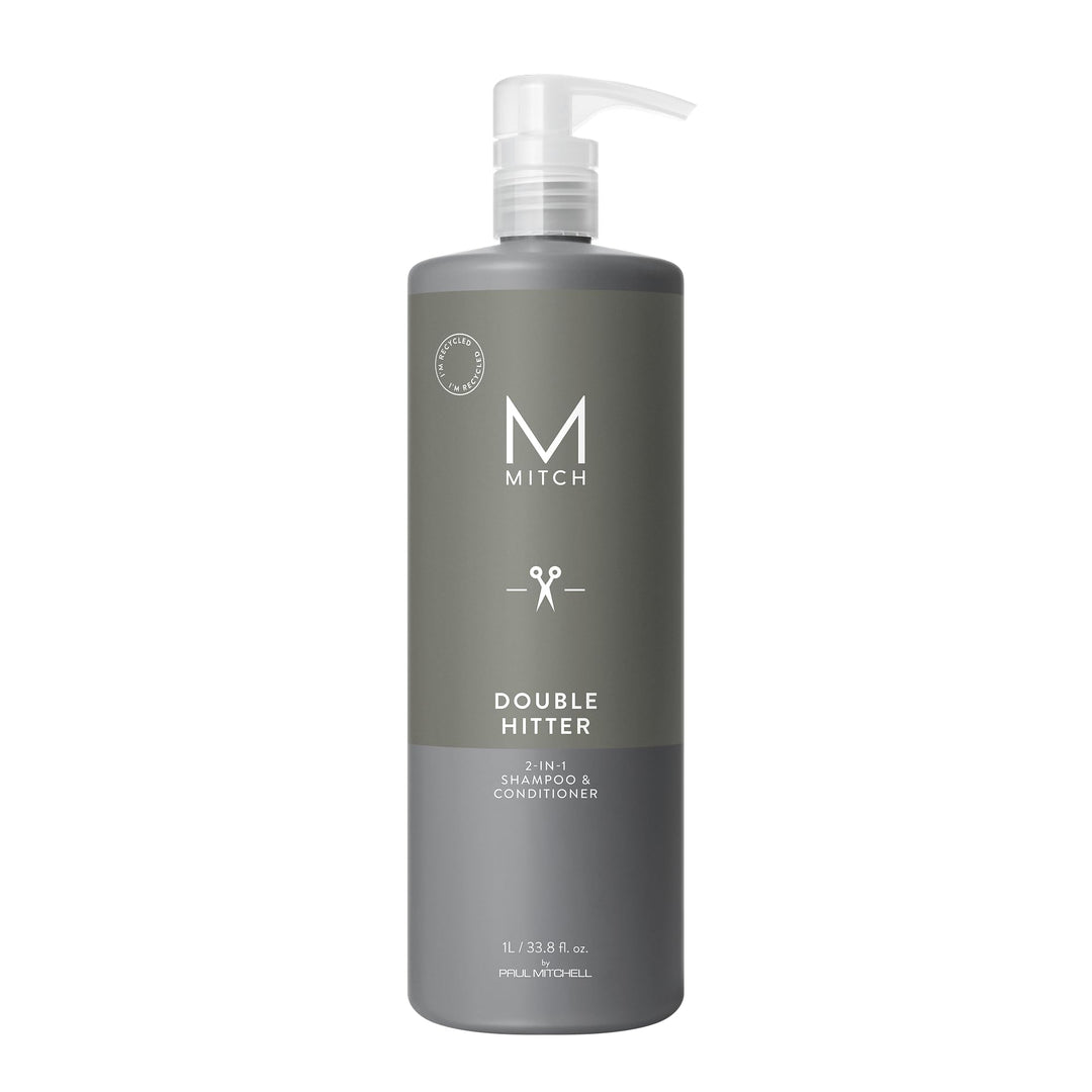 Paul Mitchell MITCH Double Hitter Shampoo & Conditioner - 2-in-1 Deep Cleansing Shampoo für Männer,