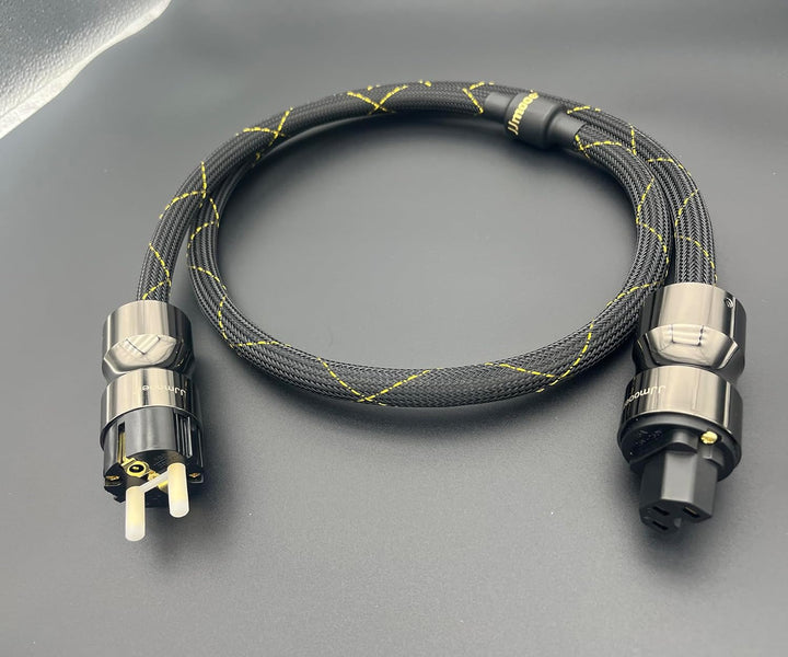 10awg Geschirmt HiFi-netzkabel, Mit Ferrit Ring, High-End Audiophile Sauerstoff Freies Kupfer Audio