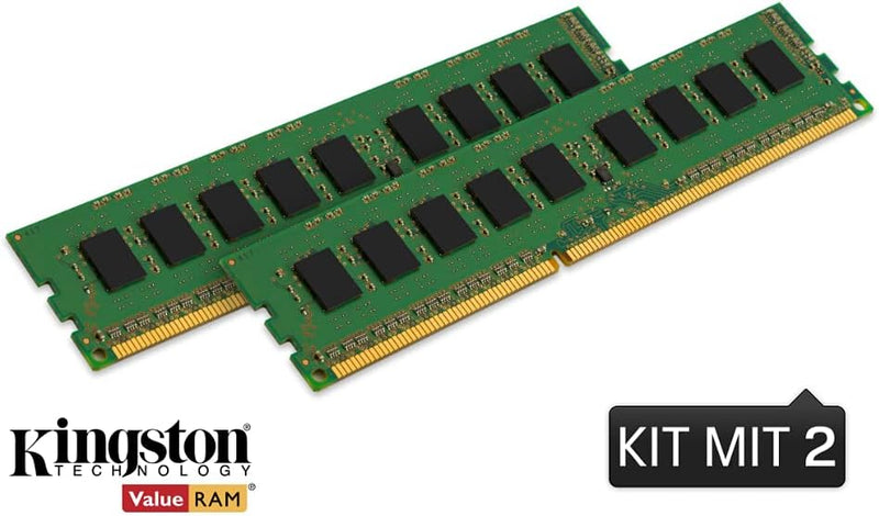 Kingston ValueRAM 8GB 1600MHz DDR3L Non-ECC CL11 DIMM Kit 8GB (2x4GB) 1.35V 1.35V KVR16LN11K2/8 Desk