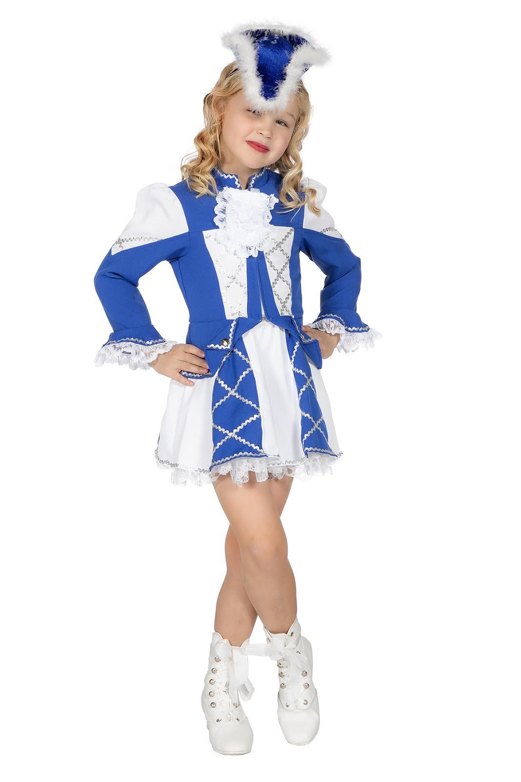 Wilbers Federbein Majorette 9–10 Jahre (blau)