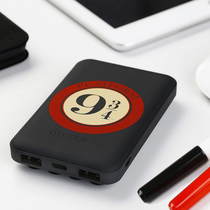 Harry Potter Powerbank 5000 mAh Plattform 9 3/4 Wireless 5 W Powe rbank XS 5000, externes Ladegerät