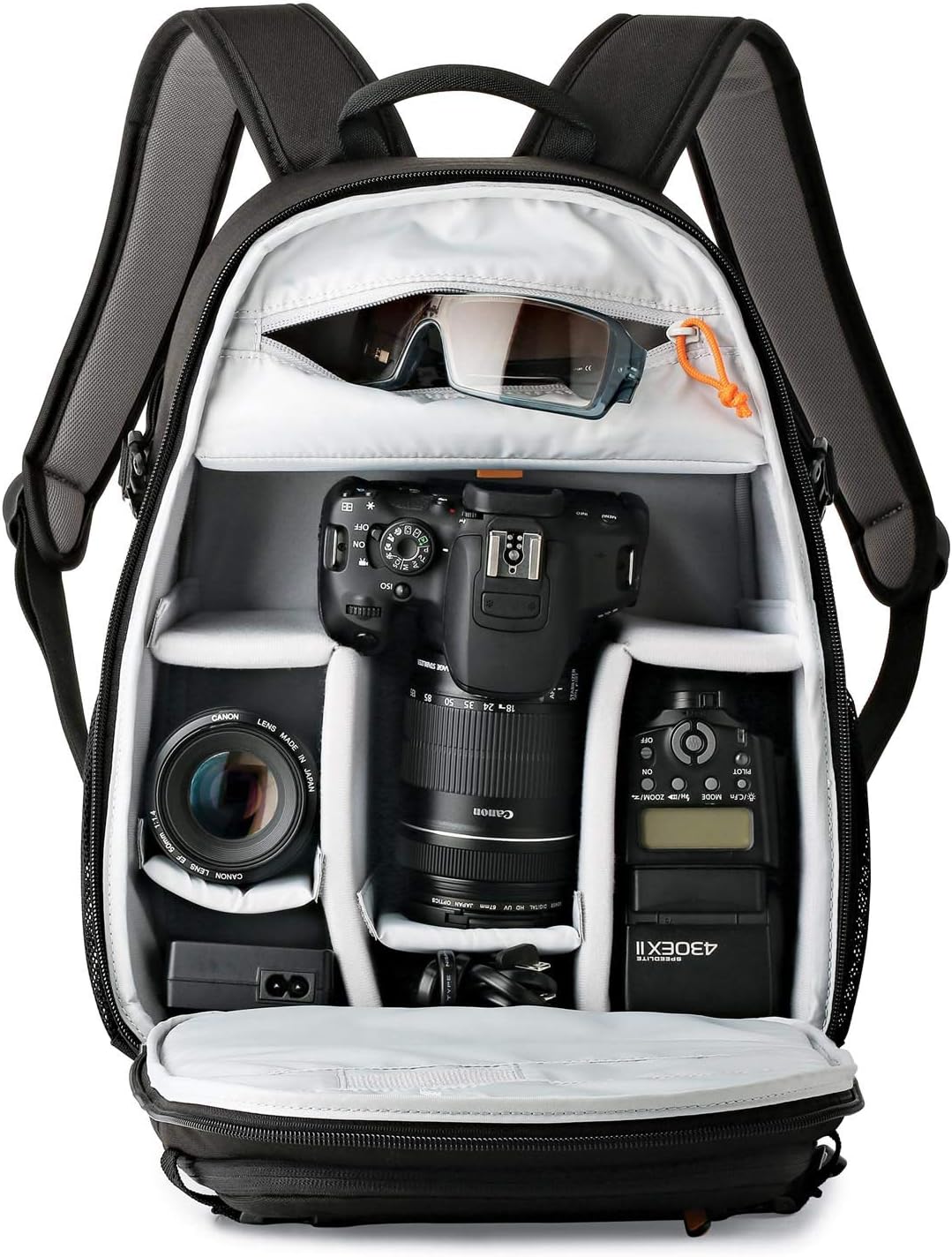 Lowepro Tahoe 150 Rucksack für Kamera mit anpassbarem Innenraum, passend für DSLR mit Objektiv, zusä