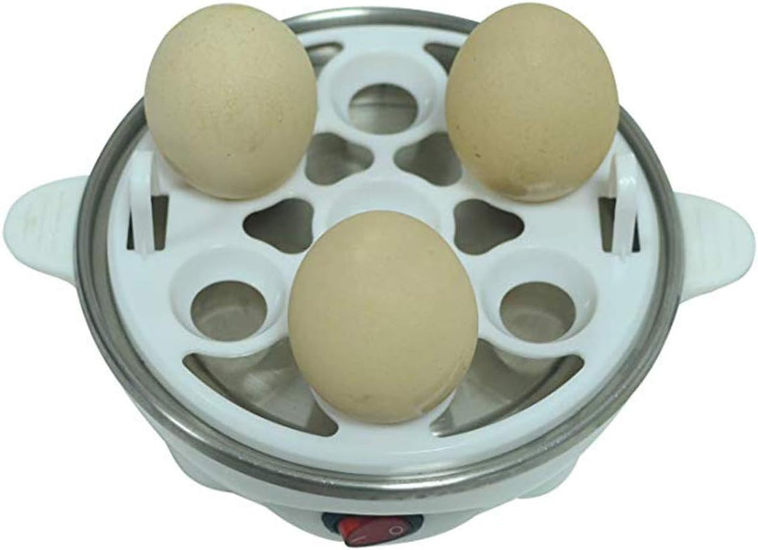 Leoyee Eierkocher Egg Cooker für 1-7 Eier mit Indikationsleuchte Abschaltautomatik (Gelb)