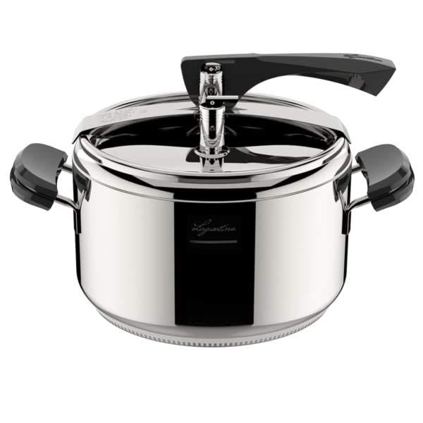 Lagostina Drucktopf La Classica Lagofusion, Drucktopf Ø 22 cm, Fassungsvermögen 5 l, mit Korb, Rezep