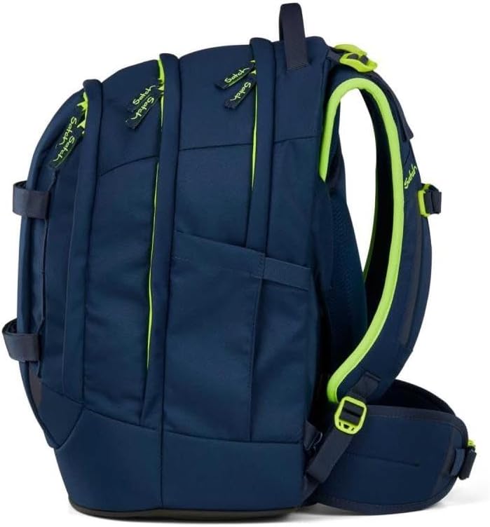 Satch Pack Pencil Slider Edition Schulrucksack Set 3tlg. inkl. Sporttasche (Toxic Yellow), Toxic Yel