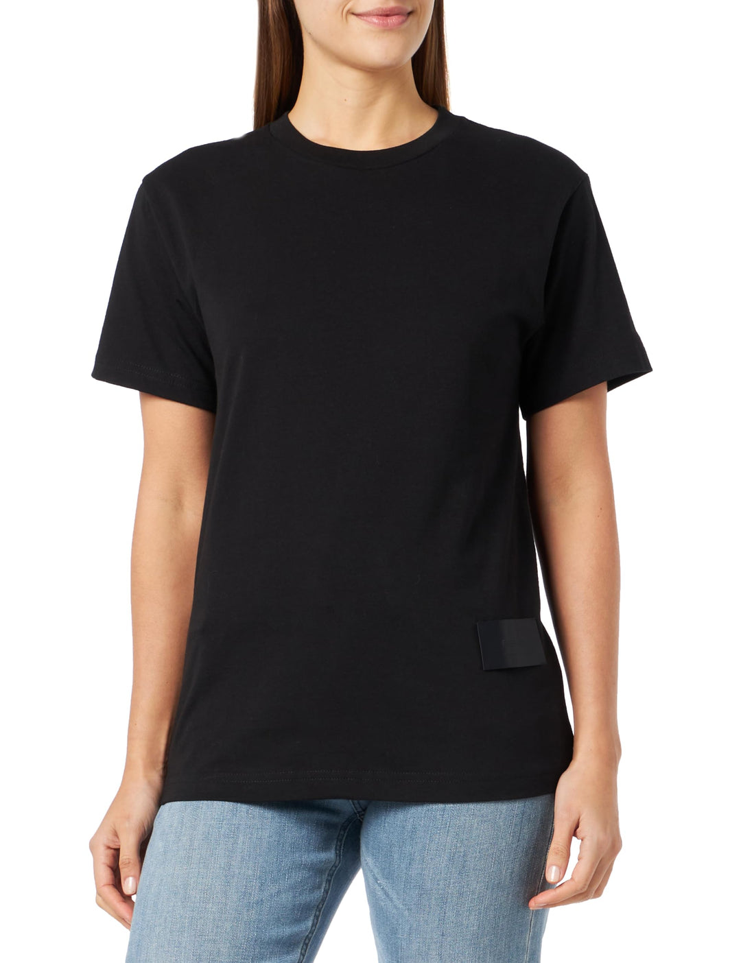 Replay Damen T-Shirt Kurzarm aus Baumwolle Second Life Collection XXS Black 098, XXS Black 098