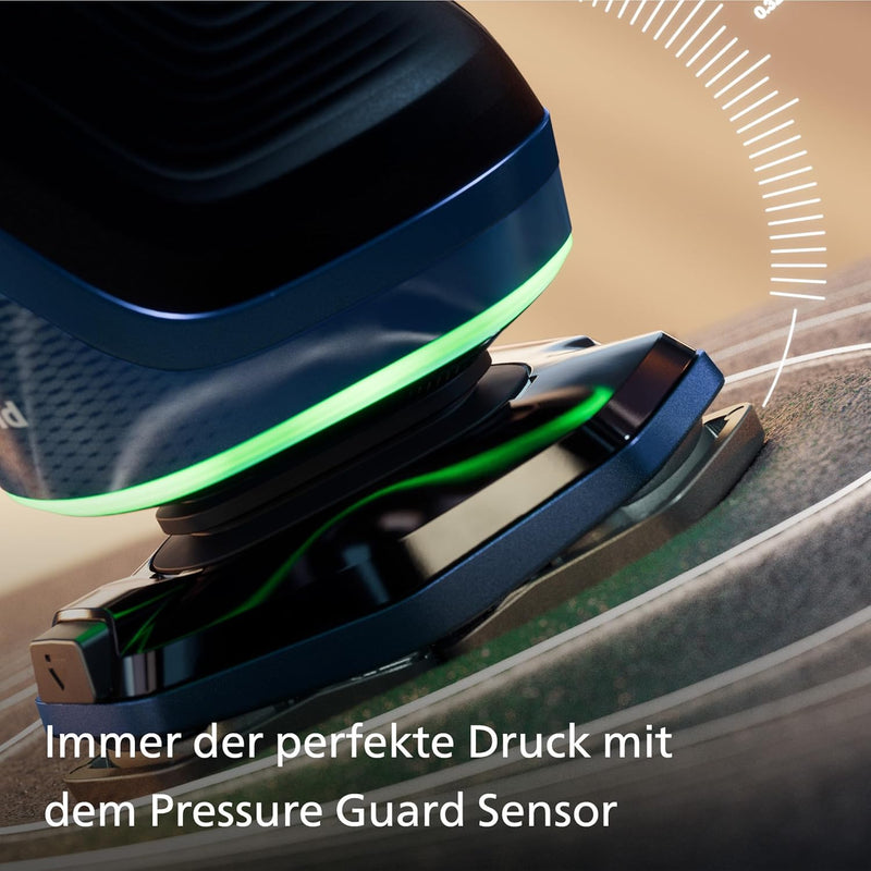 Philips Shaver Series 9000 – Elektrischer Nass-und Trockenrasierer für Männer in Blau mit Lift and C