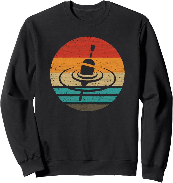 Posenfischen Schwimmer Retro Style Vintage Sweatshirt