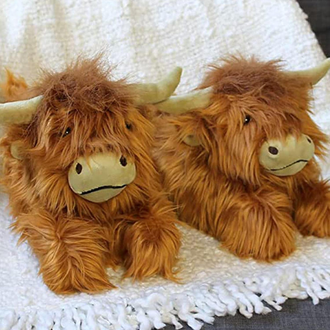 Highland Kuh Hausschuhe, Schottische Hochlandrinder Hausschuhe, Cute Animal Slippers, Unisex Hochlan