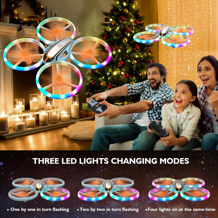 i9 Drohne für Kinder, RC Quadrocopter mit Kopflos Modus, Höhenhaltung und 3D Flip, Spielzeug und Ges