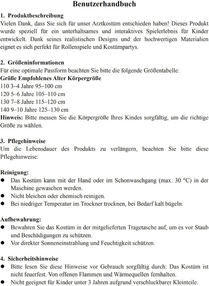 Arztkoffer Kinder Kostüm Arzt Kinder Arztkittel Kinder Verkleidungskiste mit Doktor Rollenspiel Zube