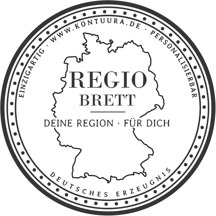 Nürburgring-Brett aus Holz, Frühstücksbrettchen aus der Eifel, Geschenkidee für Motorsport Fans, Ges