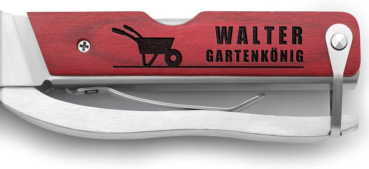 Maverton Multifunktionswerkzeug mit Gravur - kompaktes Multitool - personalisiert - aus Edelstahl +