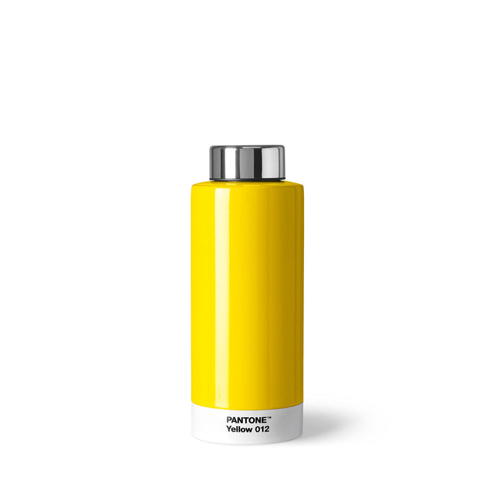 PANTONE Trinkflasche, doppelwandiger rostfreier Edelstahl mit Thermo-Funktion, auslaufsicher, 500 ml