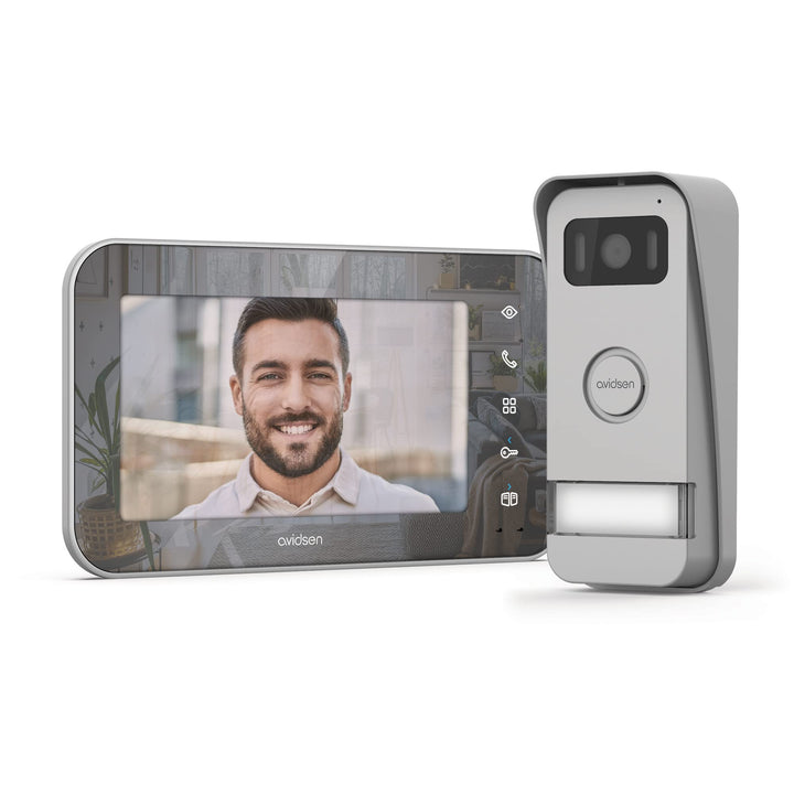 Avidsen Maya 2-Draht Video-Türsprechanlage | 7 Zoll, 800 x 480 | 2-Draht bis 100 m | 100° Kamera | I