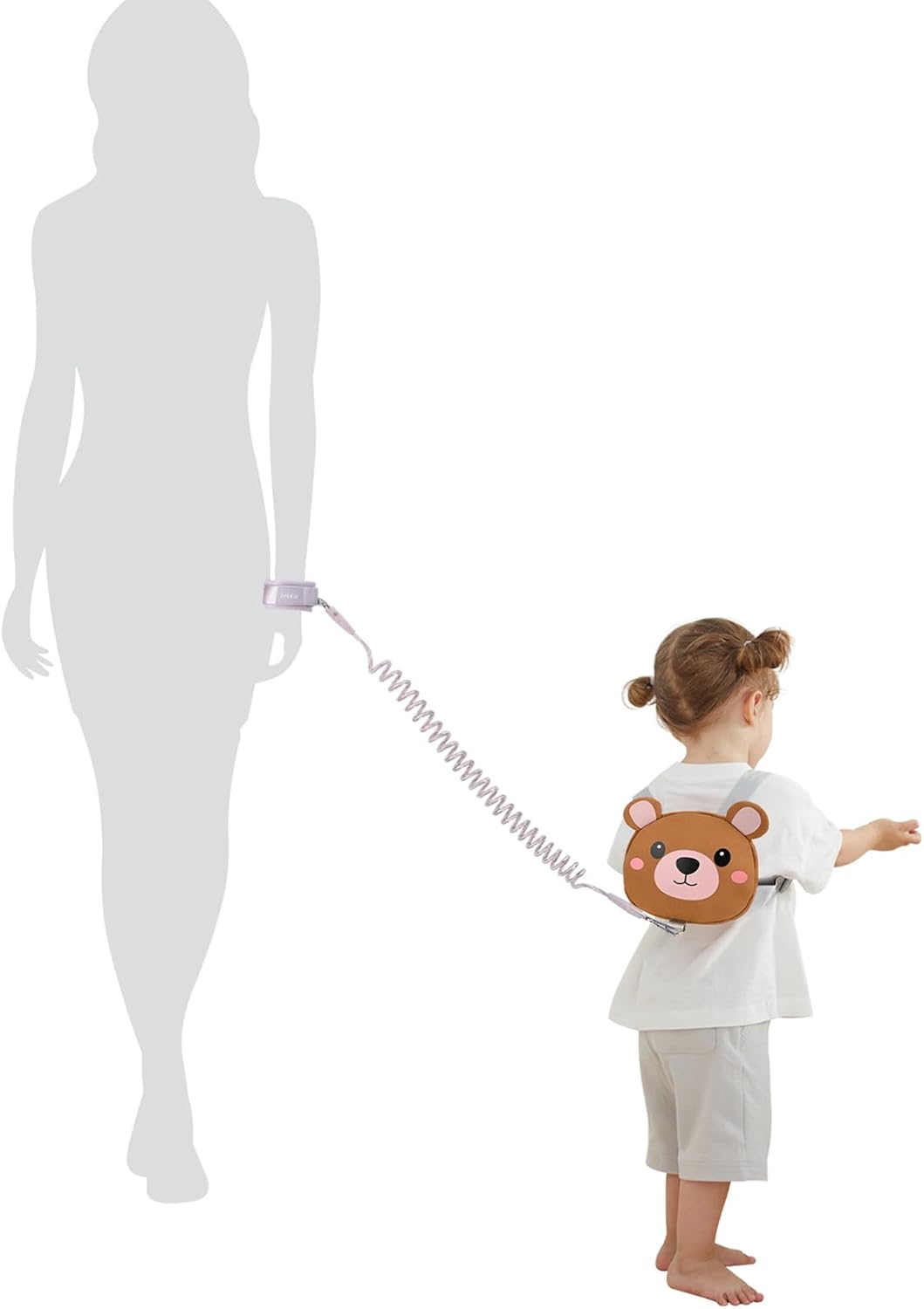 Bebamour Tier-Kleinkind-Rucksack mit Sicherheitszügeln, Mini-Tasche mit Sicherheitsleine für Kinder,