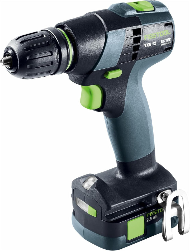 Festool Akku-Bohrschrauber TXS 12 2,5-Plus 576873 (Bohrschrauber Bohrer Werkstatt Holzbohrer Stahlbo
