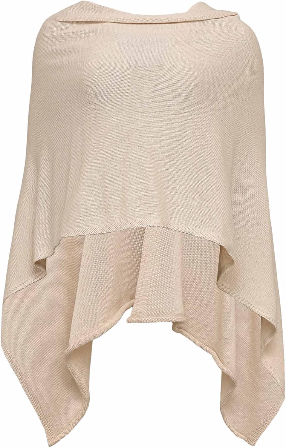 "Cashmere Dreams Poncho-Schal aus Baumwolle - Hochwertiges Cape für Damen - Umhängetuch und Tunika -
