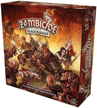 CMON, Zombicide: Black Plague, Grundspiel, Kennerspiel, Dungeon Crawler, 1-6 Spieler, Ab 14+ Jahren,