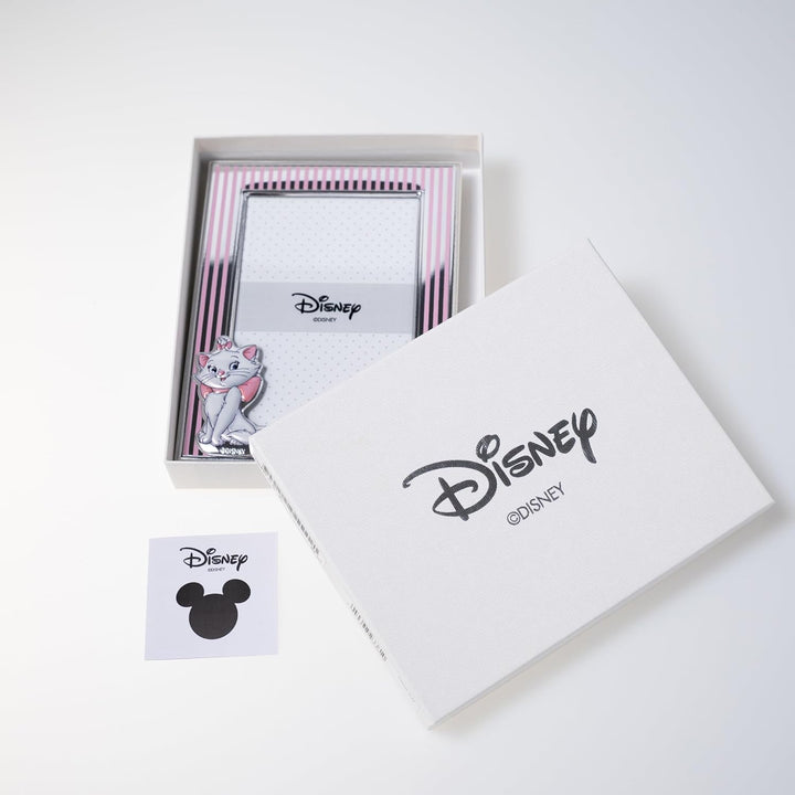 VALENTI & CO. Disney Baby - Minou Aristocats Bilderrahmen in Silber für Kinder, Geschenkidee für Tau