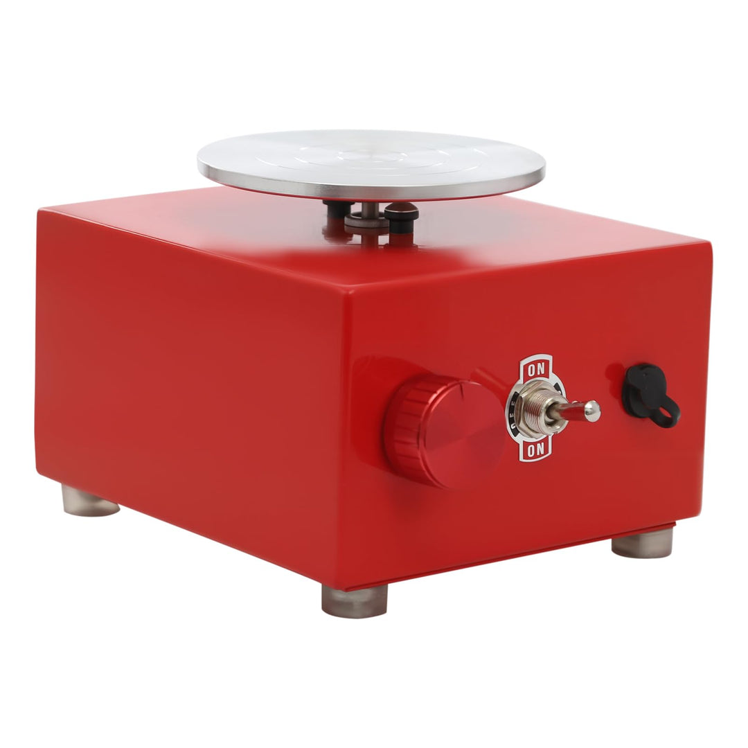 Mini-Töpferscheibe, Elektrische Töpferscheibe Maschine, Metall-Drehteller Töpferscheibe, 2000 U/min