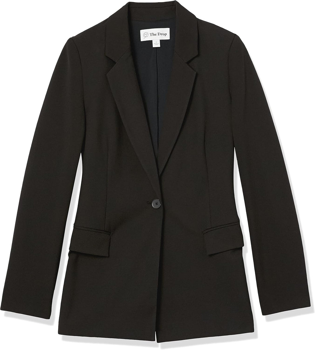 The Drop Damen Blazer (in Übergrösse erhältlich) XS Schwarz, XS Schwarz