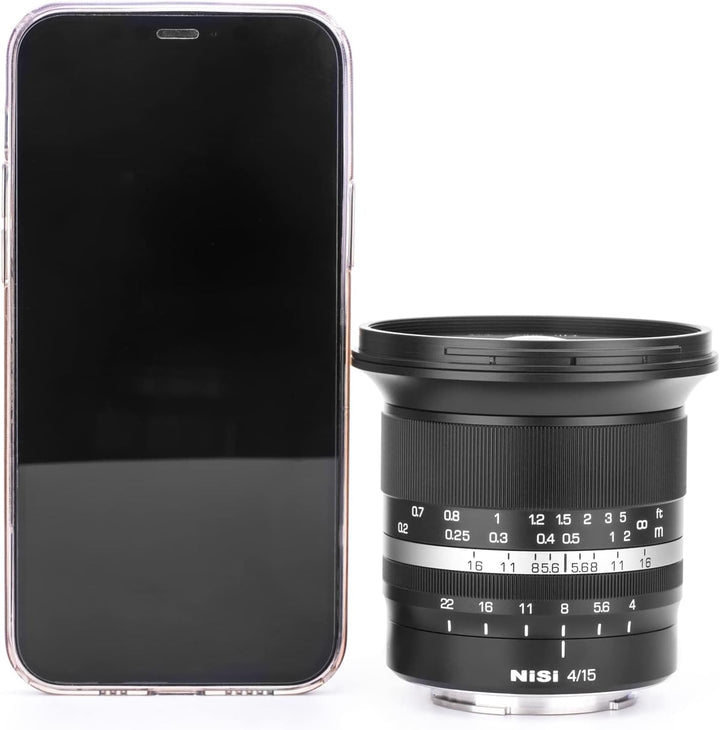 NiSi 15mm F4 ASPH Ultra-Weitwinkel Vollformat Objektiv für Sony E-Mount/Nikon Z-Mount/Cannon RF-Moun
