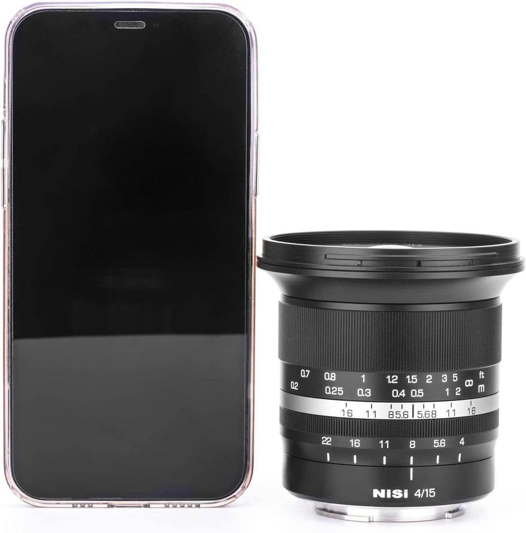NiSi 15mm F4 ASPH Ultra-Weitwinkel Vollformat Objektiv für Sony E-Mount/Nikon Z-Mount/Cannon RF-Moun