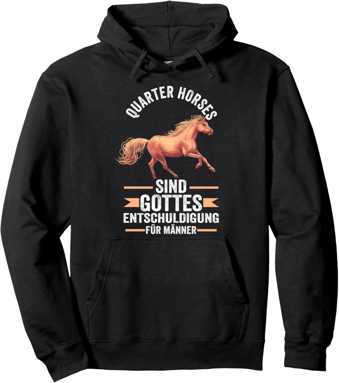 Pferde Stall Pferd Quarter Horse Pullover Hoodie