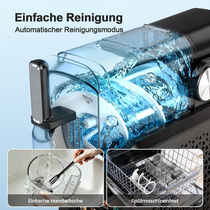 Slushie-Maschine, 2L Slush Eismaschine für Zuhause, Slush Ice Maker mit 8 Modi, kein Eis &amp; kein Mixe