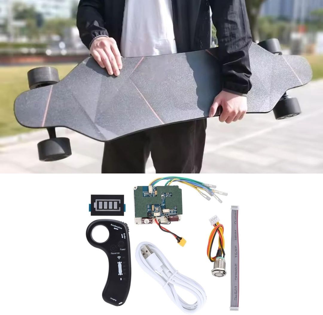 MechKit Elektrisches Skateboard Controller ESC Fernbedienung Kit, 36V 430W 12A Elektrisch Longboard
