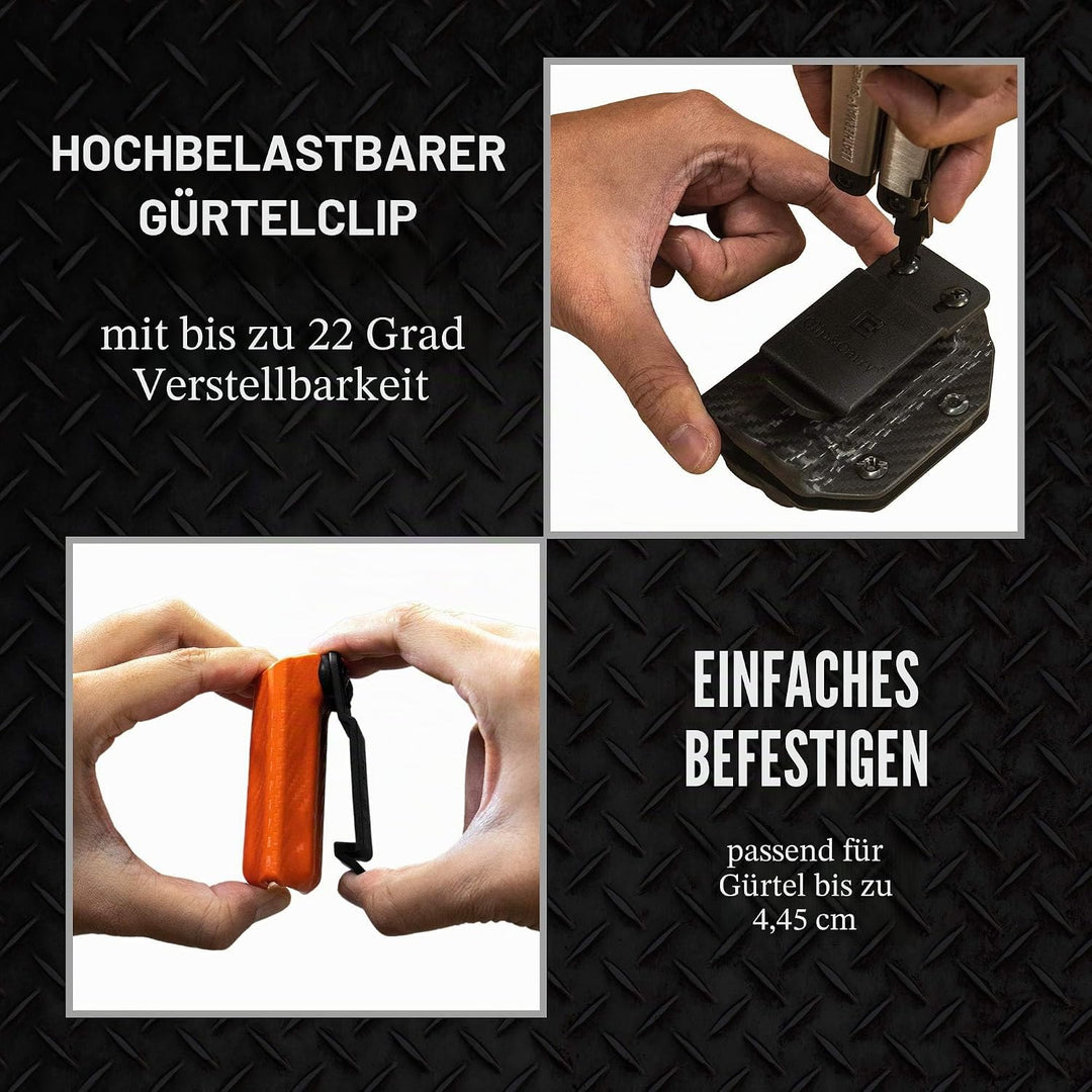 Clip &amp; Carry Kydex Multitool-Hülle für Gerber MP600 ~ passend für Stumpfe Nasen- und Nadelstumpfmode