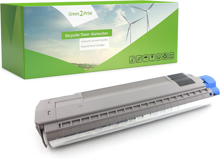Green2Print Toner schwarz 9500 Seiten ersetzt Oki 44059212 passend für Oki MC860CDTN, MC860CDXN, MC8