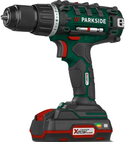 Parkside PARKSIDE® 20V Akku-Bohrschrauber PABS 20-Li E6 Akkuschrauber mit Akku u. Ladegerät