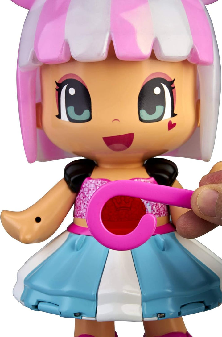 Pinypon Magic Secret Code, grosse Figur mit 30 cm voller Überraschungen für Jungen und Mädchen von 4
