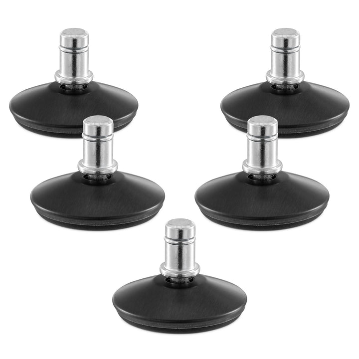 kwmobile Bürostuhl Gleiter 5er Set - Bodengleiter für Schreibtischstuhl 11mm x 22mm - Drehstuhl Füss
