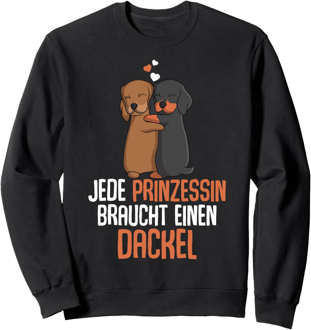 Dackel Mädchen Dachshund Teckel Kinder Frauen Sweatshirt