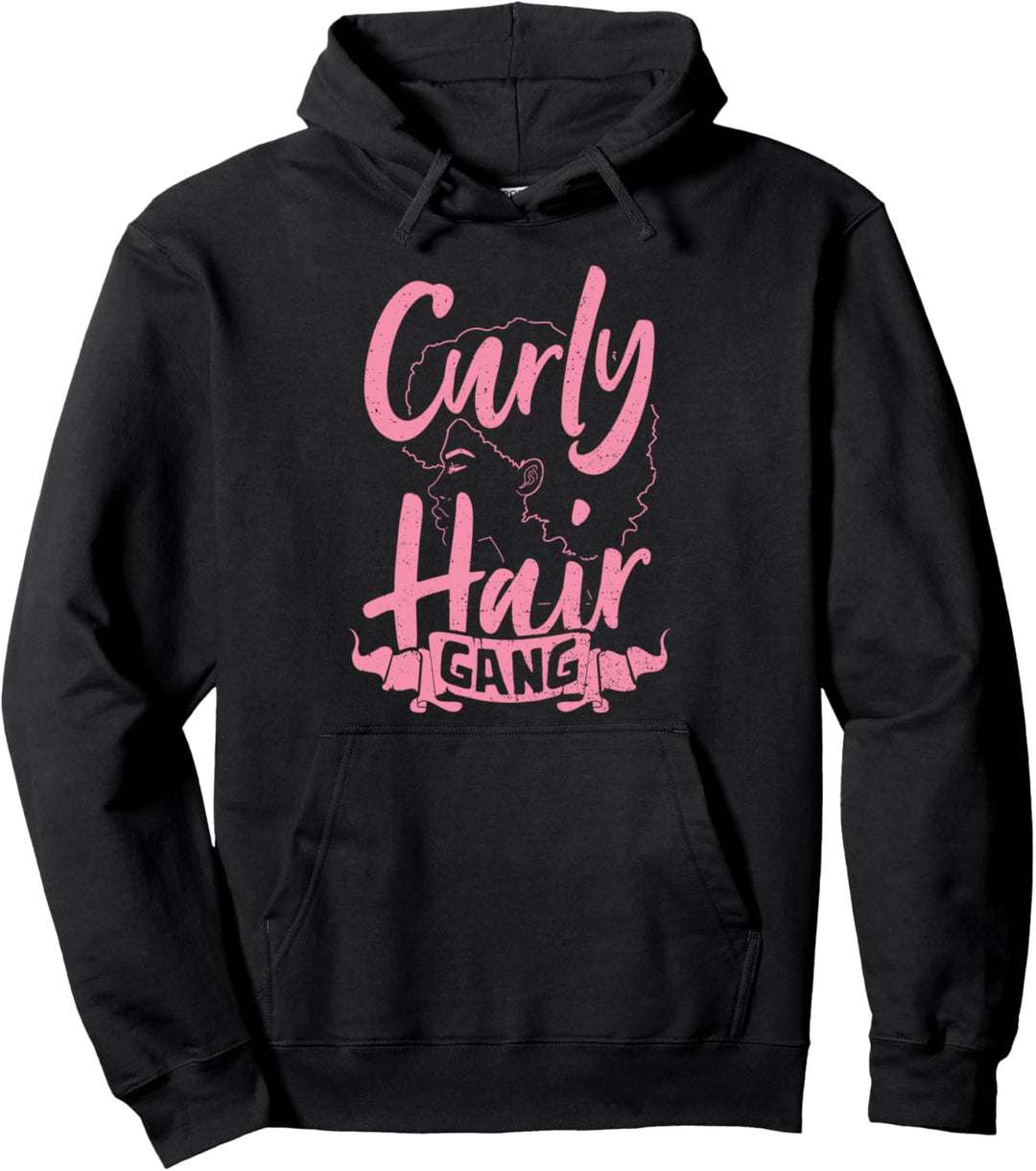 Locken: Curly Hair Gang - Haare Pullover Hoodie
