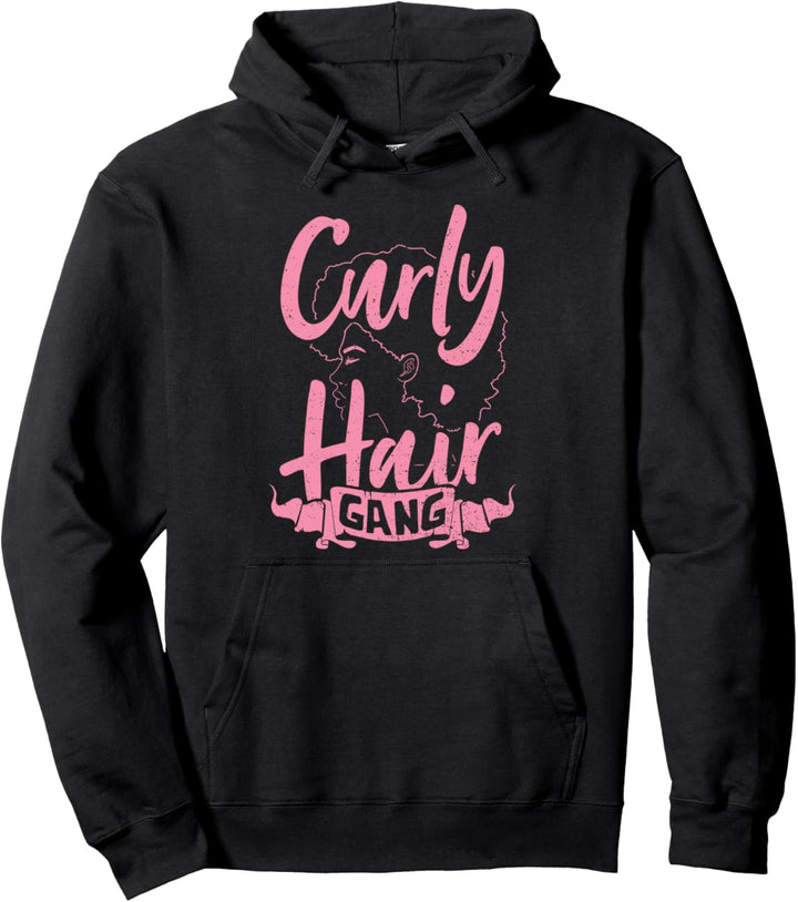 Locken: Curly Hair Gang - Haare Pullover Hoodie