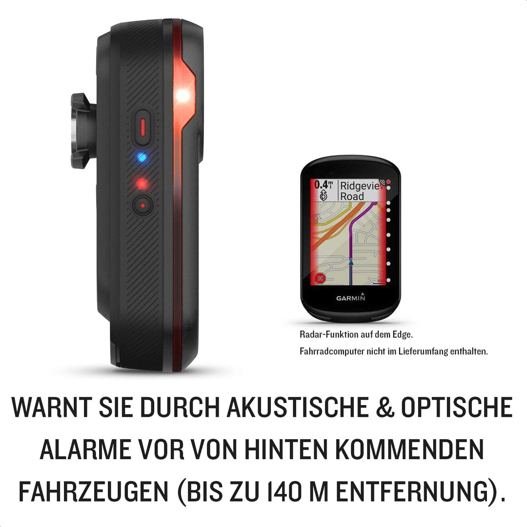 Garmin Varia RCT716 - Radar mit integrierter Dashcam zur Aufzeichnung und Speicherung von Ereignisse